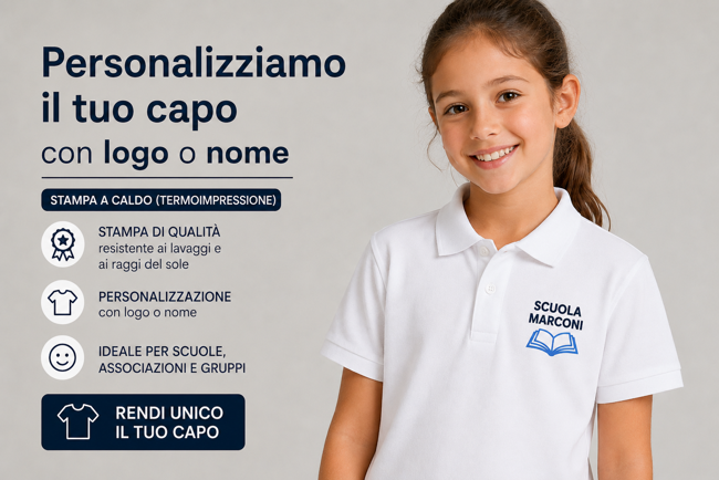 Personalizza abbigliamento scolastico