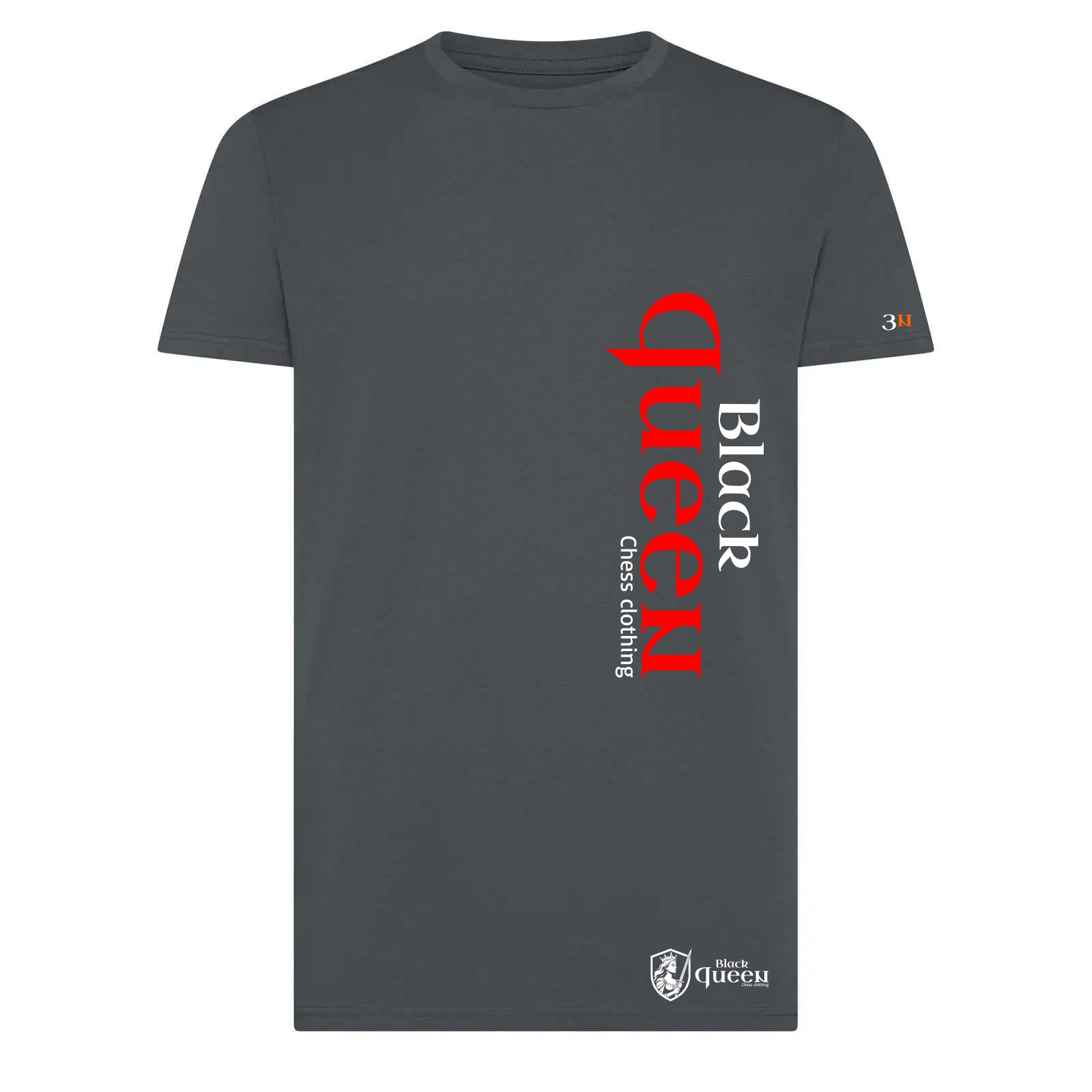 Black Queen T-Shirt 3N dark grey