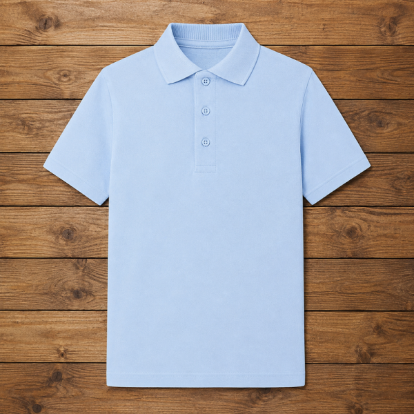 Polo bambino azzurra