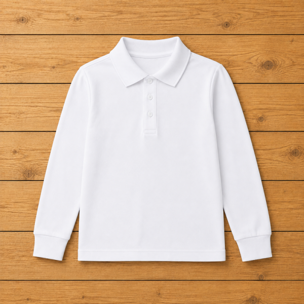 Polo manica lunga unisex