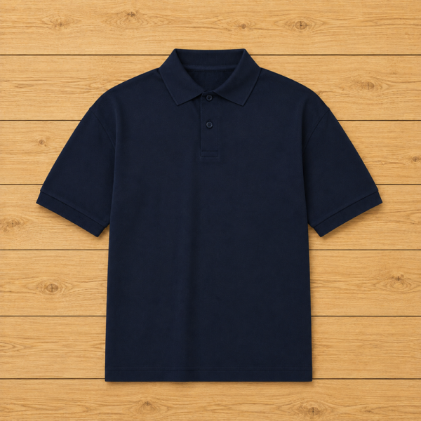 Polo scuola blu navy