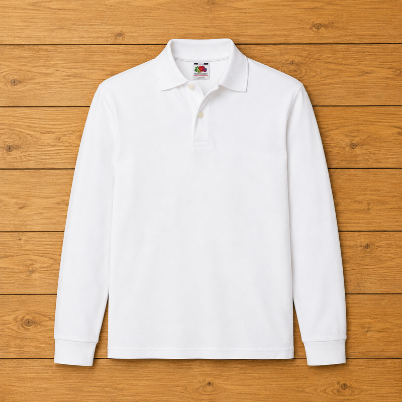 Polo unisex maniche lunghe