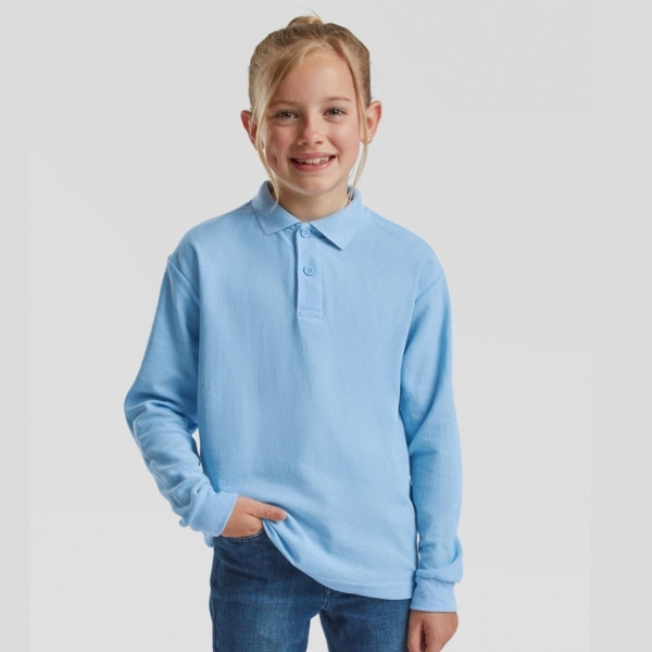 Polo unisex maniche lunghe