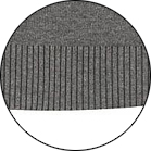 Pullover scollo a V per uniforme scolastica. Dettaglio fondo del capo.